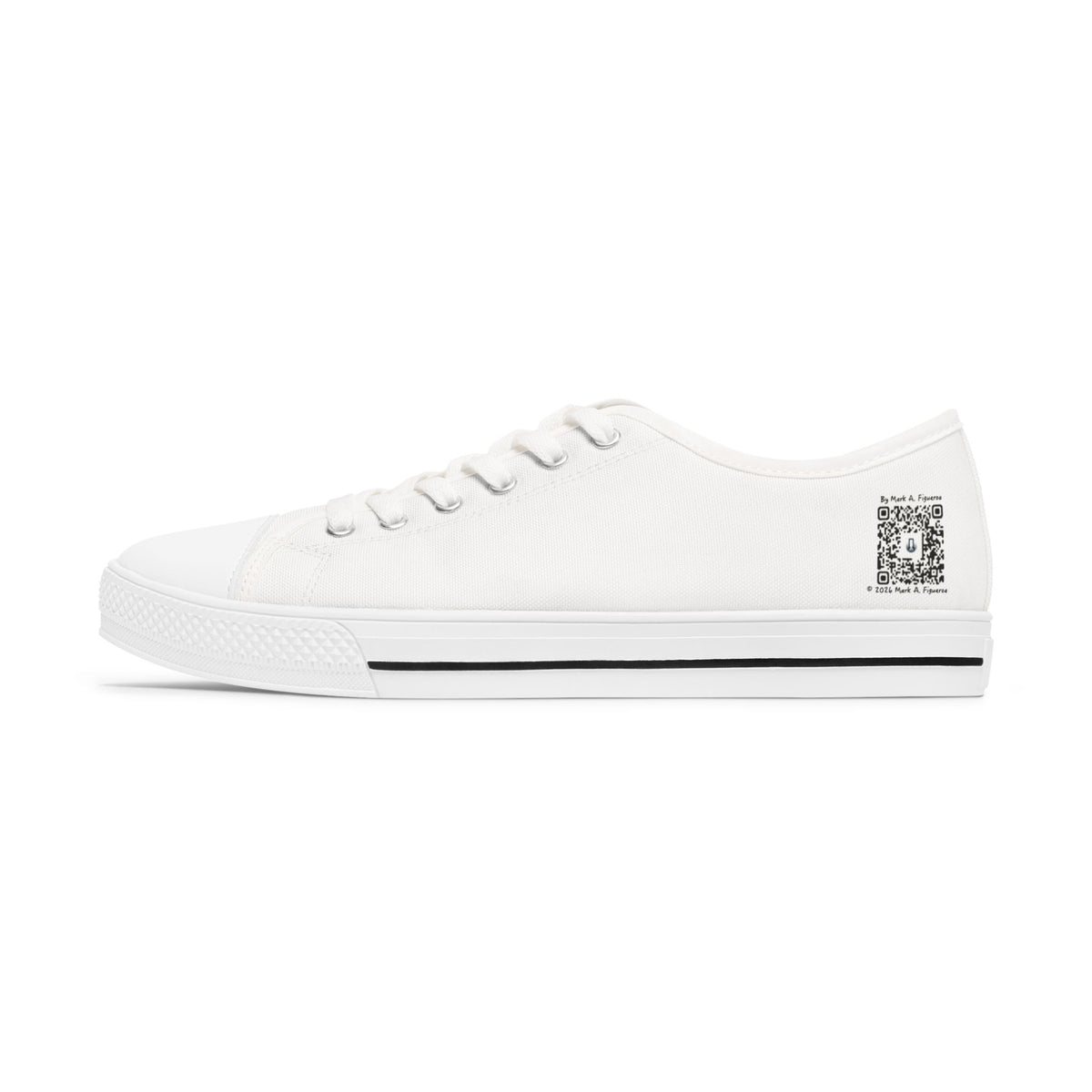 "Neutral Energy Plasmid" Women's Low Top Sneakers