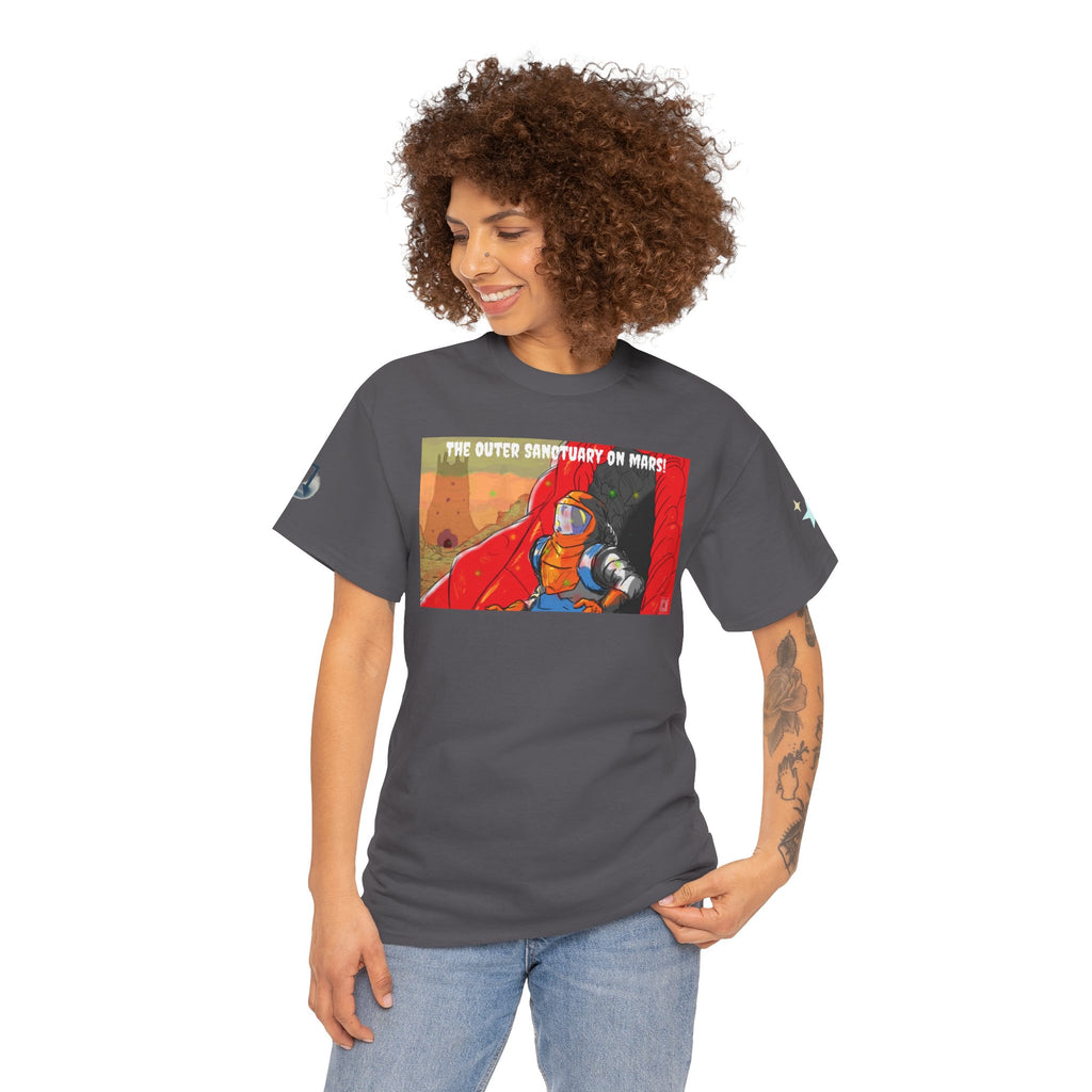 "The Outer Sanctuary on Mars" Heavy Cotton Graphic Tee