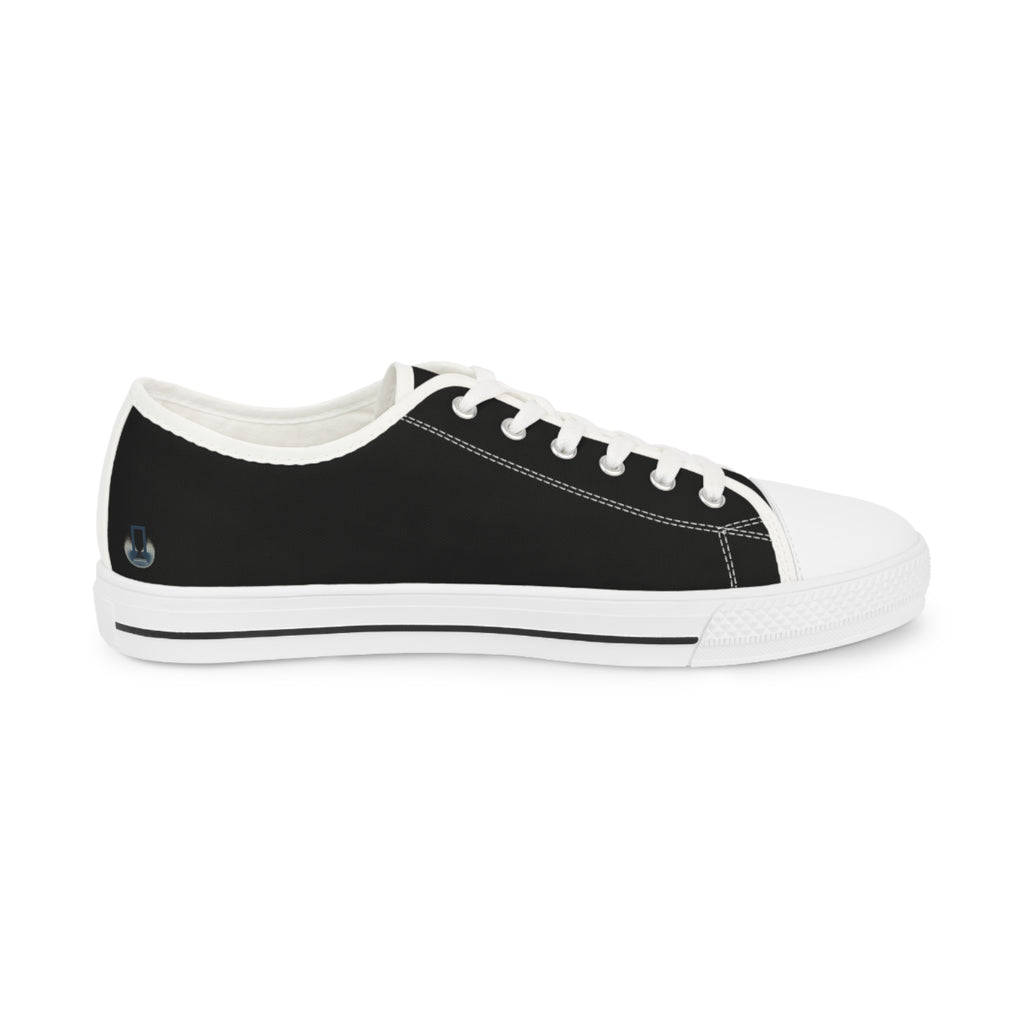 "The Outer Sanctuary on Mars" Men's Low Top Canvas Sneakers