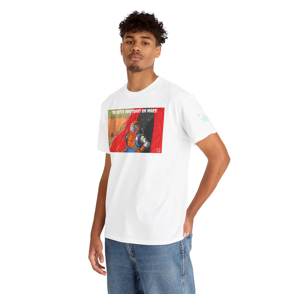 "The Outer Sanctuary on Mars" Heavy Cotton Graphic Tee