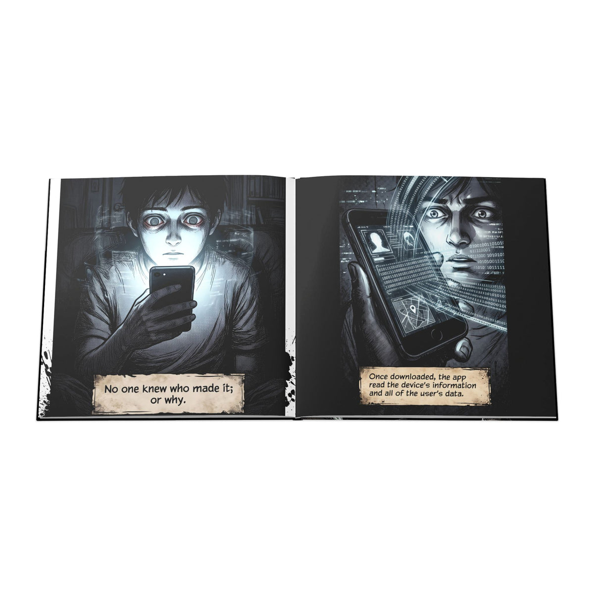 TimeTook |  24-Page SciFi Horror Dystopian Hardcover Graphic Novel and Comic
