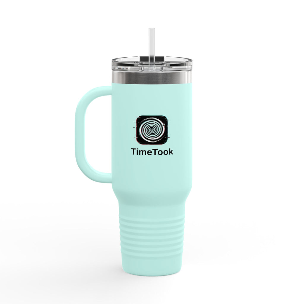 "TimeTook" 40oz Insulated Travel Mug