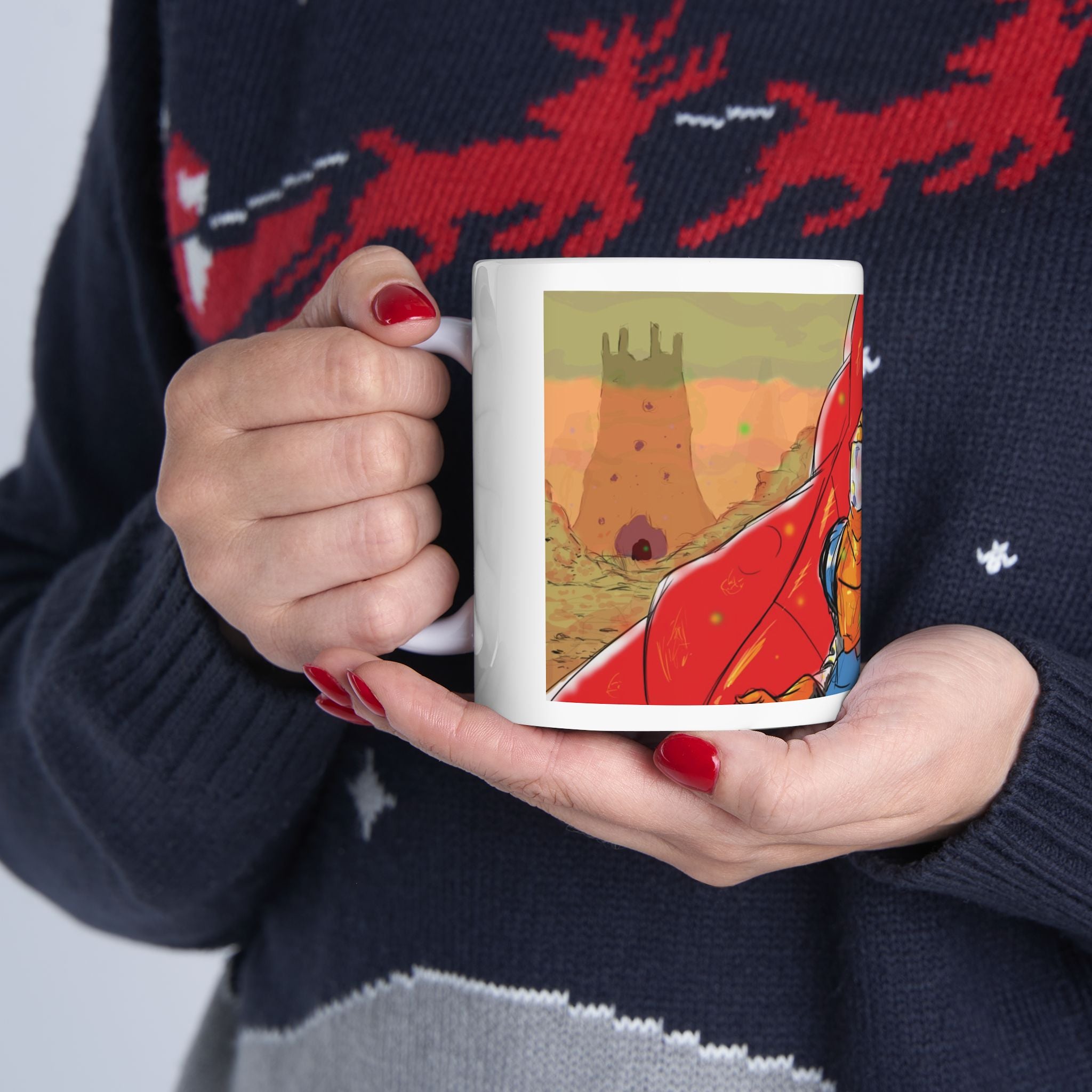 "The Outer Sanctuary on Mars" Ceramic Mug (11oz & 15oz)
