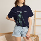 Camiseta Gráfica Unisex "Pallid — La Parcela Llama" | Negro o Azul Marino Comfort Colors