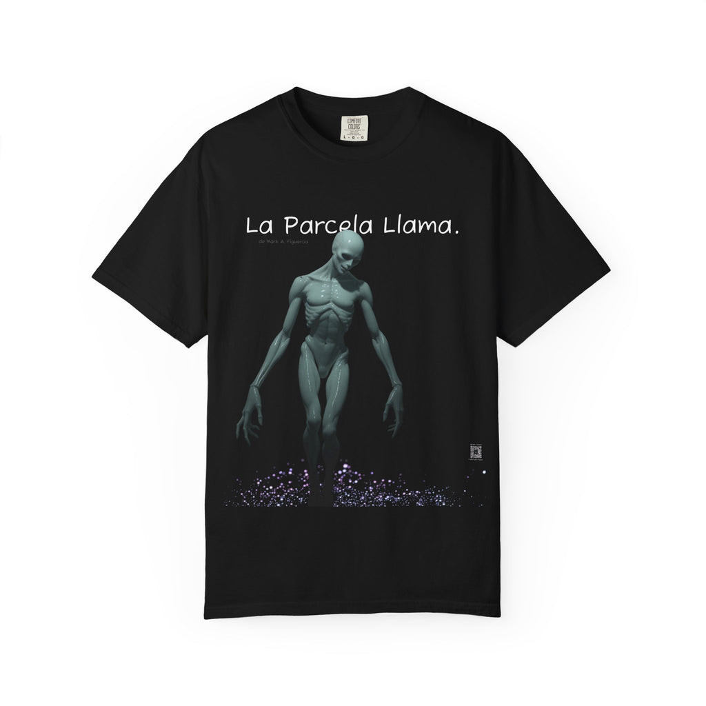 Camiseta Gráfica Unisex "Pallid — La Parcela Llama" | Negro o Azul Marino Comfort Colors