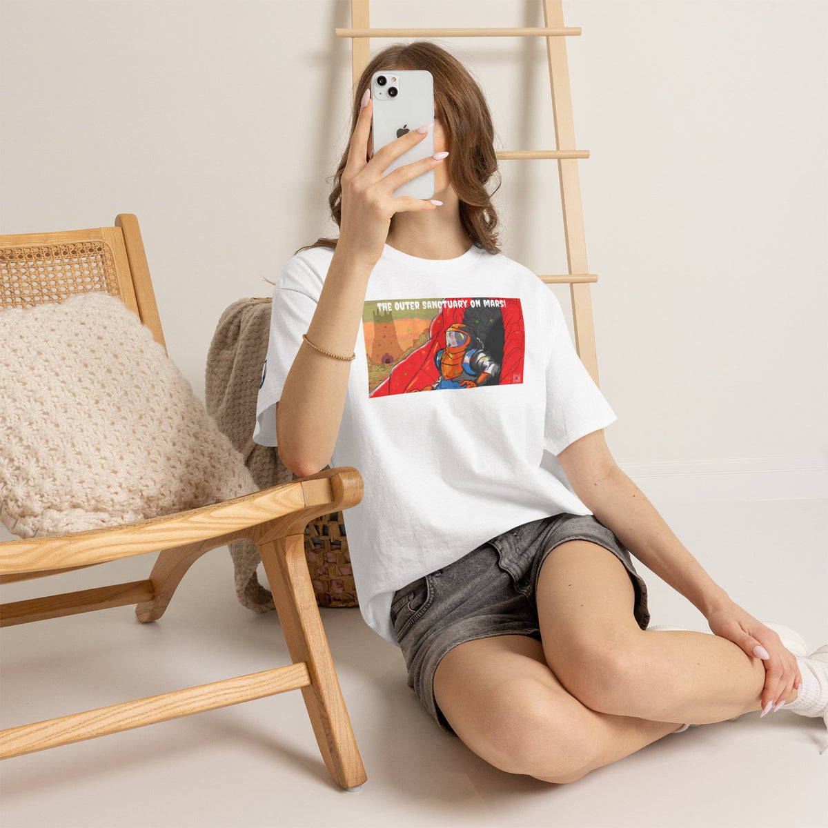 "The Outer Sanctuary on Mars" Heavy Cotton Graphic Tee
