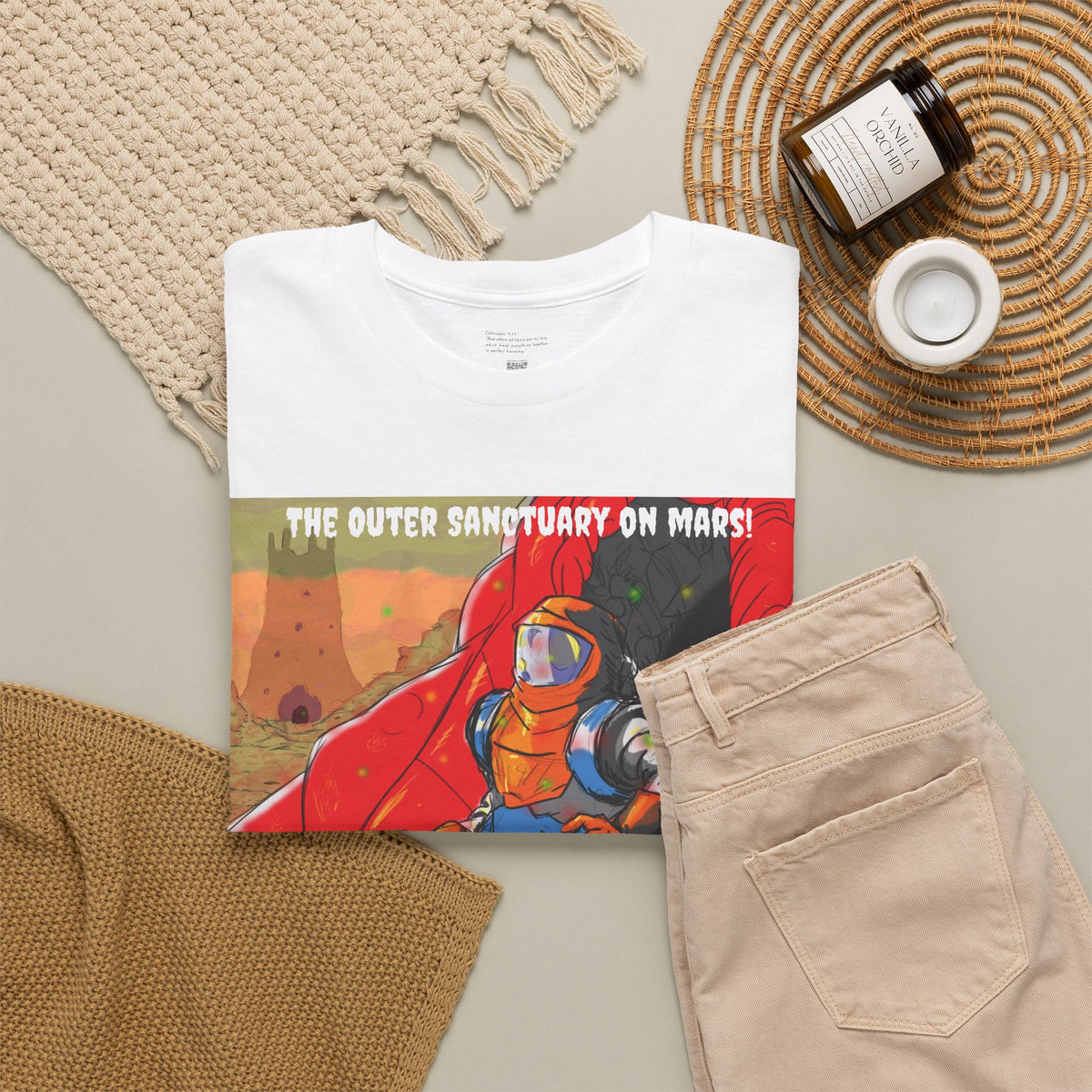"The Outer Sanctuary on Mars" Heavy Cotton Graphic Tee