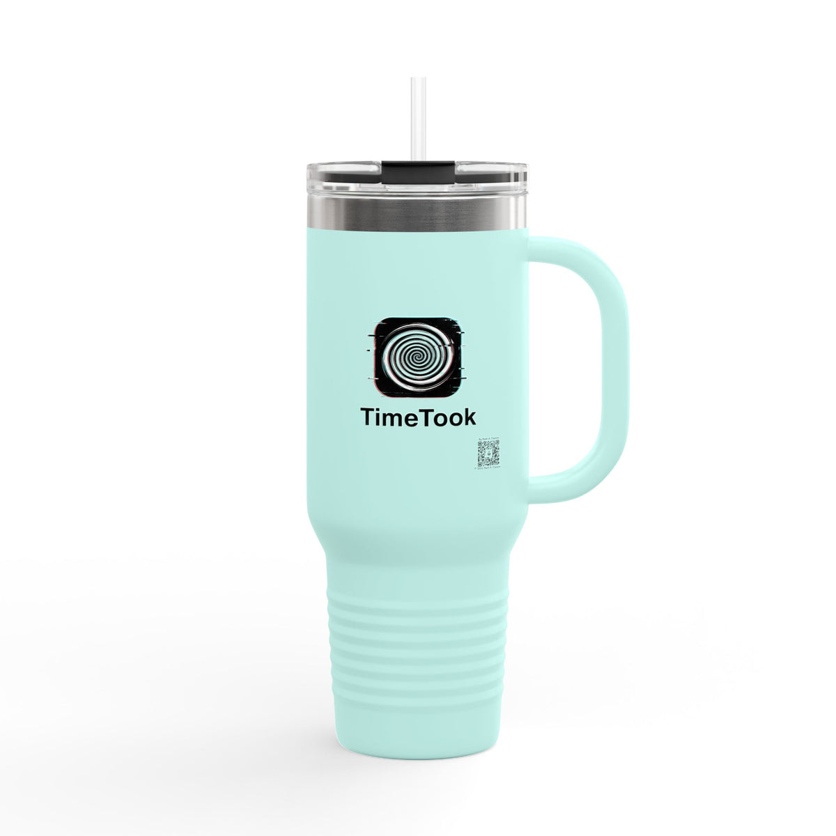 "TimeTook" 40oz Insulated Travel Mug