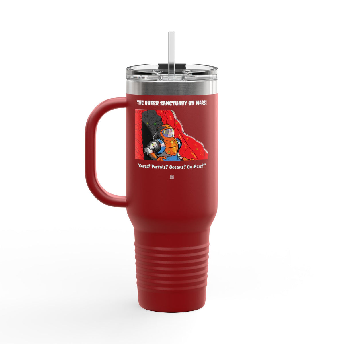 "The Outer Sanctuary on Mars" 40oz Insulated Travel Mug