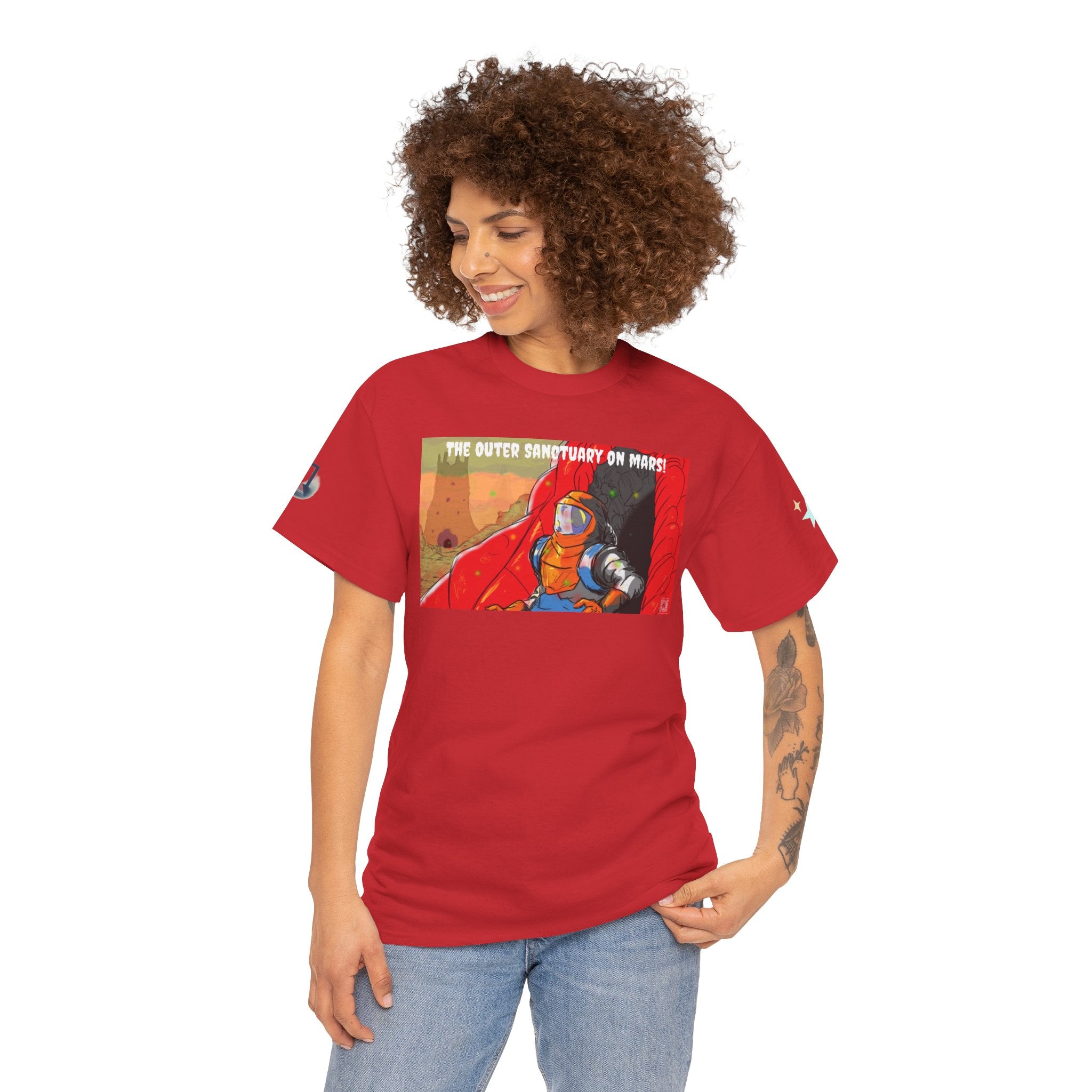 "The Outer Sanctuary on Mars" Heavy Cotton Graphic Tee