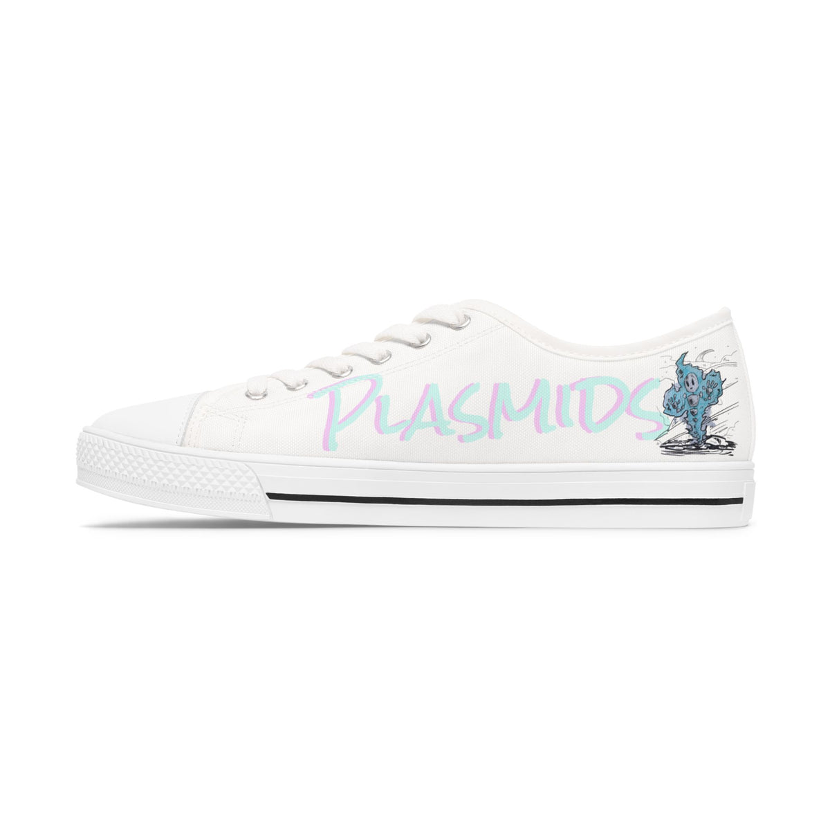 "Neutral Energy Plasmid" Women's Low Top Sneakers