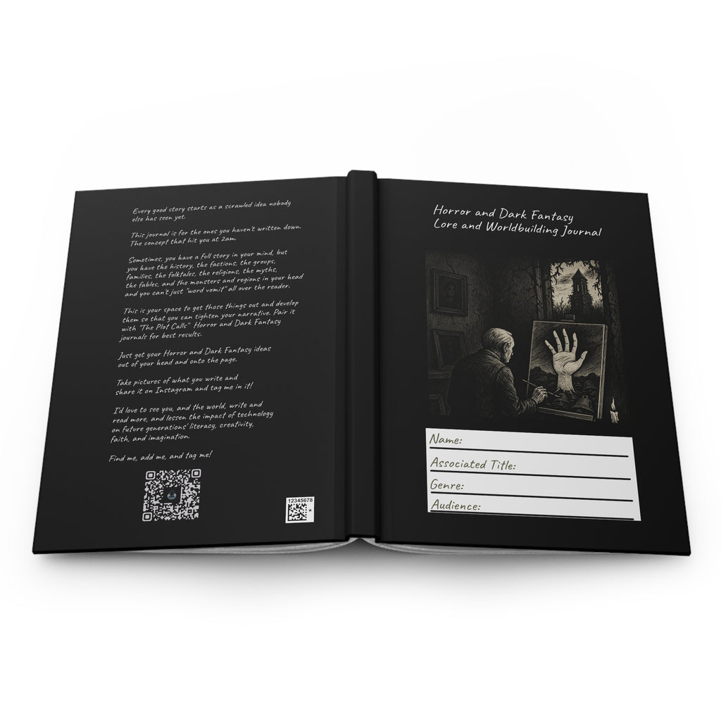 Diario de Lore y Construcción de Mundo de Horror y Fantasía Oscura para Escritores