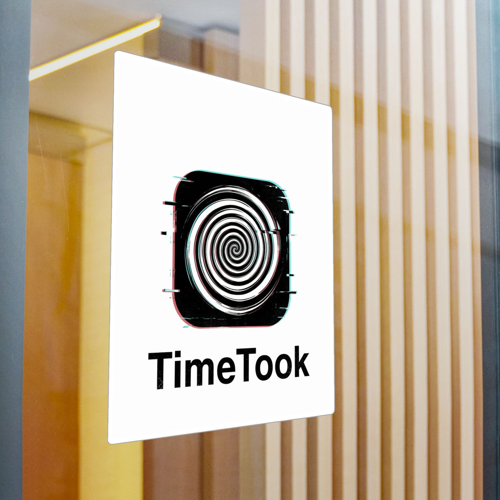 "TimeTook" Kiss-Cut Vinyl Stickers