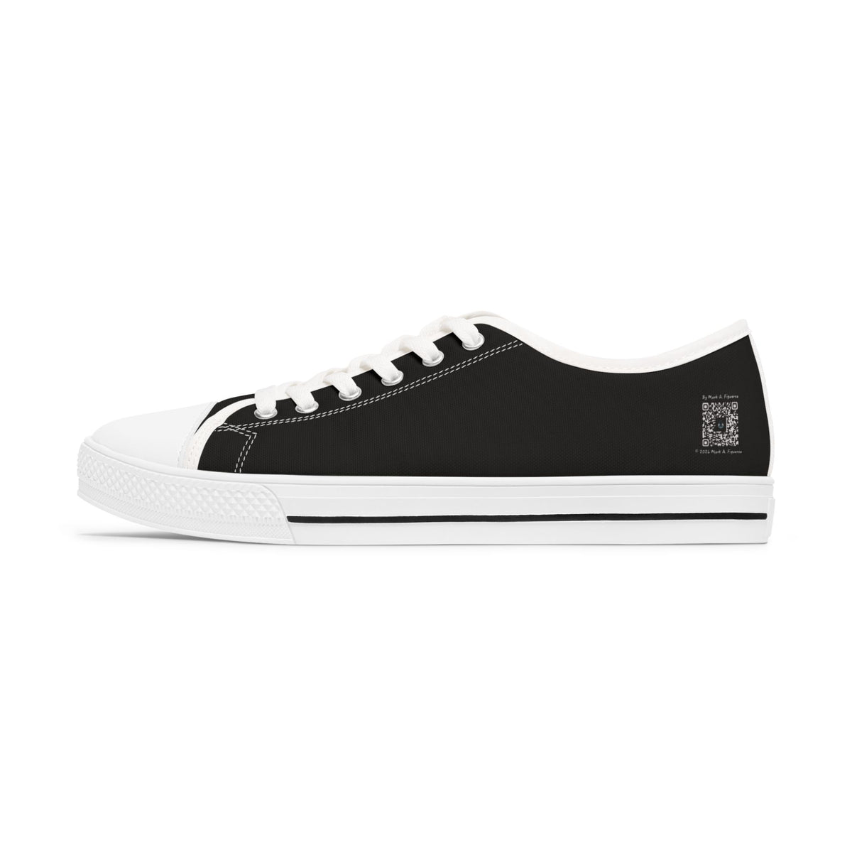 "The Plot Calls" Women's Low Top Canvas Sneakers